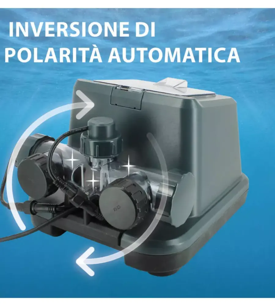 Piscine- Clorinatore salino per elettrolisi gre per piscina da 25 m³ 5 gr/h