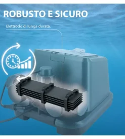 Piscine- Clorinatore salino per elettrolisi gre per piscina da 25 m³ 5 gr/h