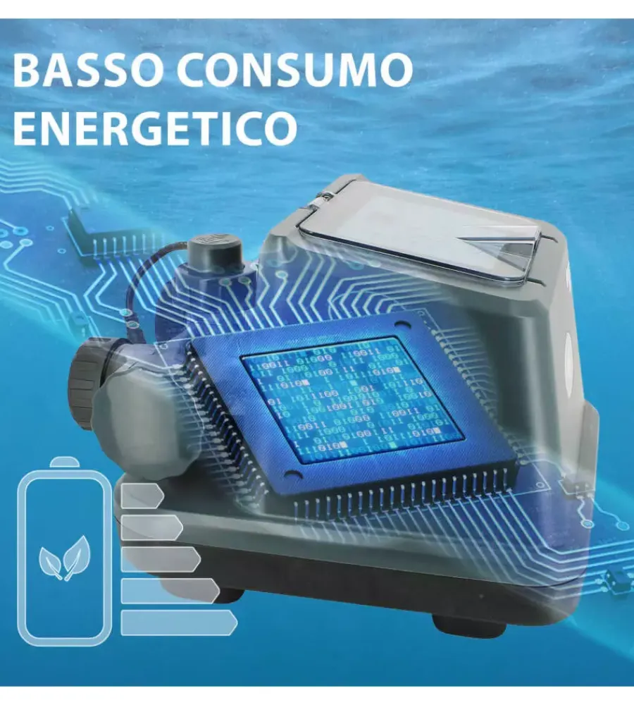 Piscine- Clorinatore salino per elettrolisi gre per piscina da 25 m³ 5 gr/h