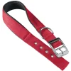 Best Collare in nylon c20/43 imbottito per cane - colore rosso. Guinzagli E Pettorine