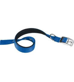 New Collare in nylon morbido e imbottito modello ny cs630 per cane di colore blu. Guinzagli E Pettorine