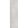Mobili Multiuso-Sarmog Colonna 1 anta bianco fiammato, 43x190x29 cm
