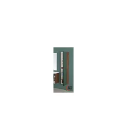 Sale Colonna pensile per bagno noce e verde bottiglia, 30x24x150 cm Mobiletti Multiuso