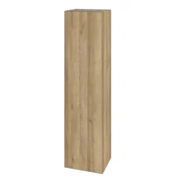 Hot Colonna pensile sospesa con 1 anta colore rovere farnia, 35x28x138 cm Mobiletti Multiuso