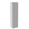 Mobiletti Multiuso-Decor Bagno Colonna pensile sospesa "canaletto" con 1 anta colore bianco neve, 35x28x138 cm