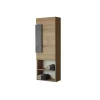 Mobiletti Multiuso|Colonna pensile sospesa "urban" con anta e vano, 45x26x135 cm