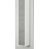 Mobiletti Multiuso- Colonna pensile sospesa"fabula" bianco e cemento, 30x24x150 cm