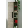 Mobiletti Multiuso- Colonna sospesa bagno 1 anta "chloe" colore rovere