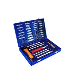 Cutter E Forbici- Coltelli tagliabalsa + accessori serie 50 pz.