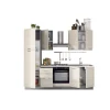 Best Composizione cucina completa ares con lavello a destra e piano cottura a gas 255x60x216 cm Cucina