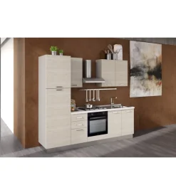 Best Composizione cucina completa ares con lavello a destra e piano cottura a gas 255x60x216 cm Cucina