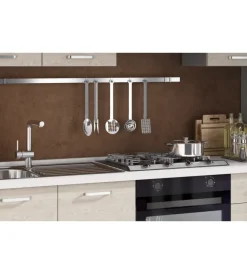 Best Composizione cucina completa ares con lavello a destra e piano cottura a gas 255x60x216 cm Cucina