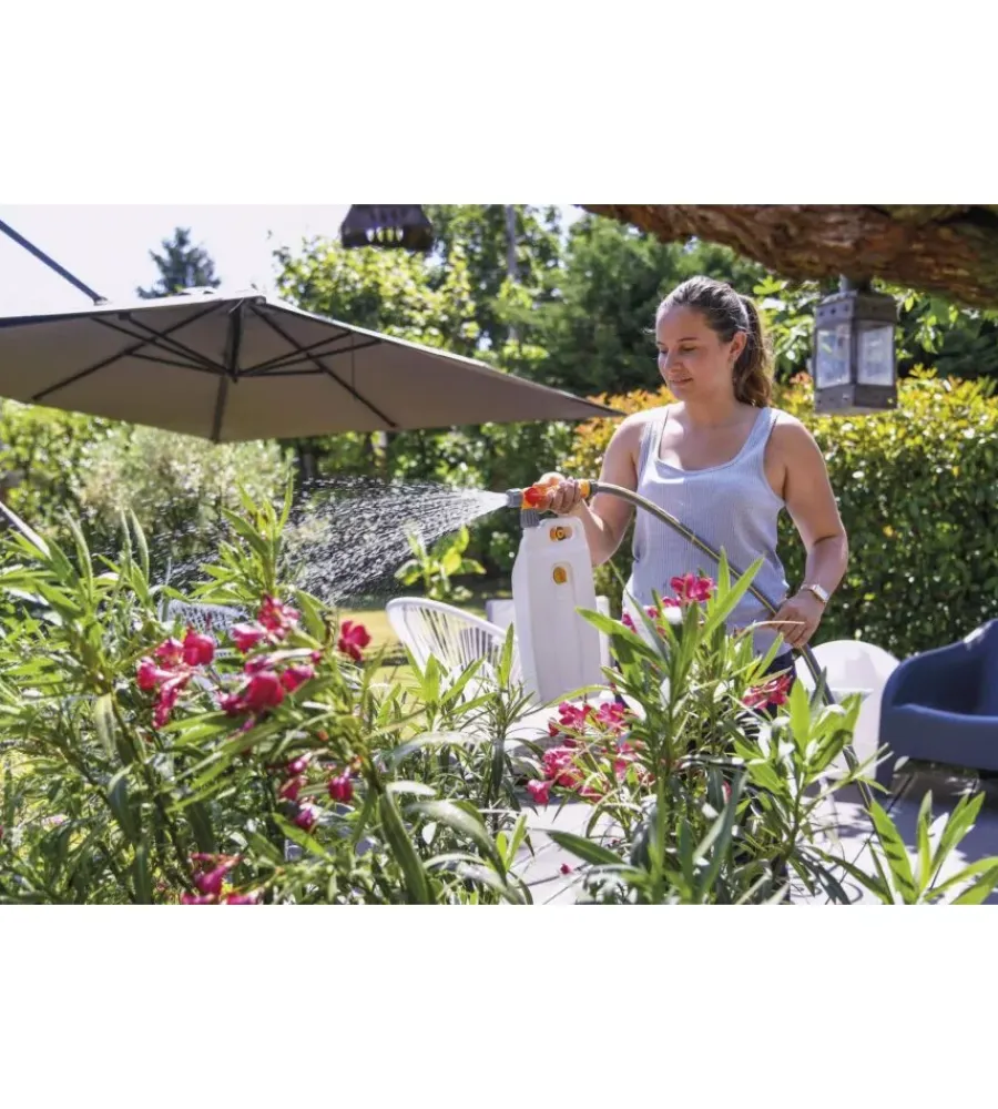 Compostiera da esterno g.f "easy mix composter" 2 in 1 in plastica riciclata, 60x50x65 cm Attrezzatura Giardinaggio