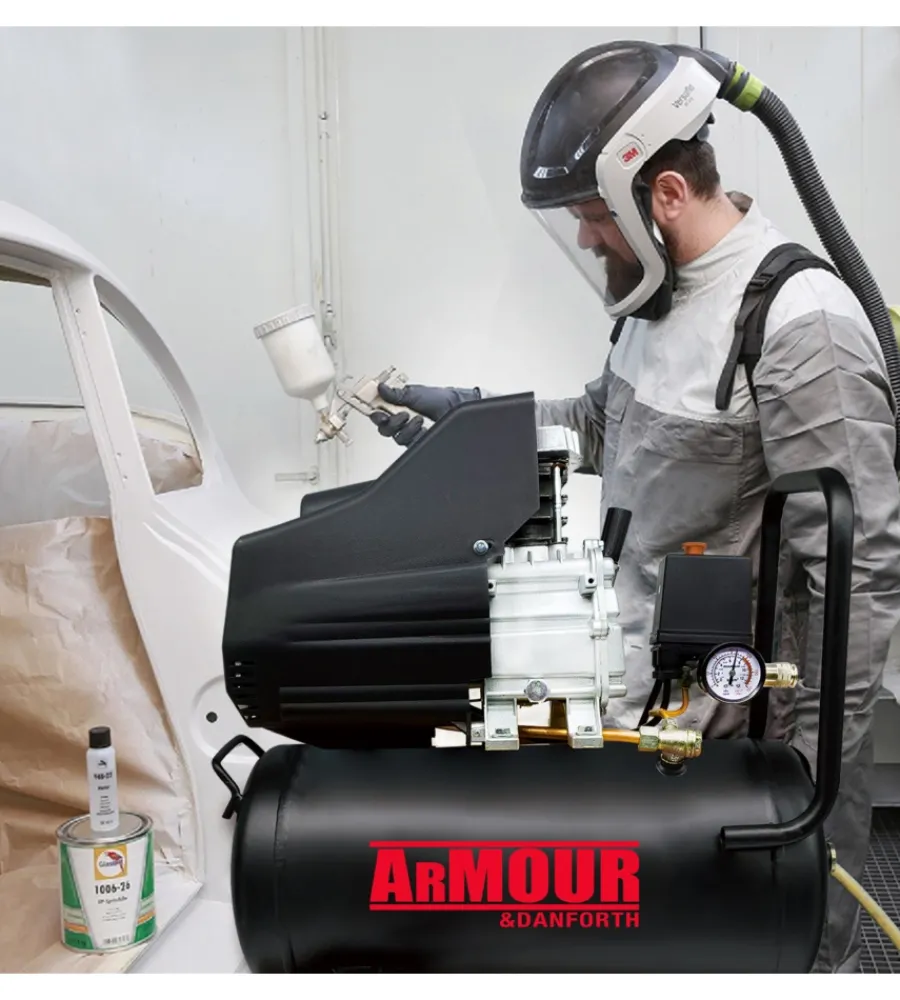 Armour&Danforth Compressori|Compressore aria lubrificato 24l 2 hp - cod. tmx20807