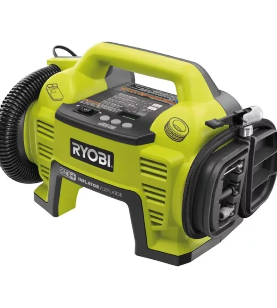 Compressori-Ryobi Compressore aria portatile a batteria "r18i-0" con accessori 18v solo corpo macchina
