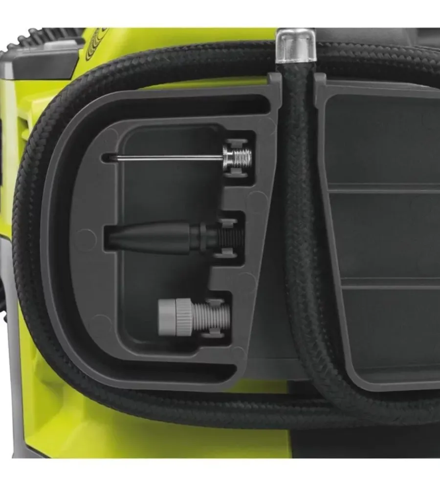 Compressori-Ryobi Compressore aria portatile a batteria "r18i-0" con accessori 18v solo corpo macchina