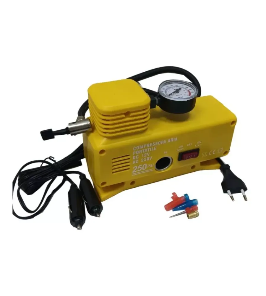 System+ Compressori|Compressore aria portatile 12v/220v