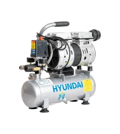 Hyundai Compressori|Compressore aria portatile silenziato 6l 1hp - cod. 65712