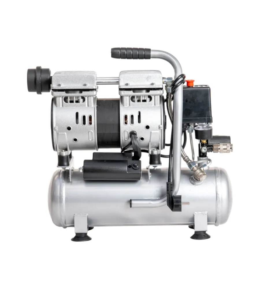 Hyundai Compressori|Compressore aria portatile silenziato 6l 1hp - cod. 65712