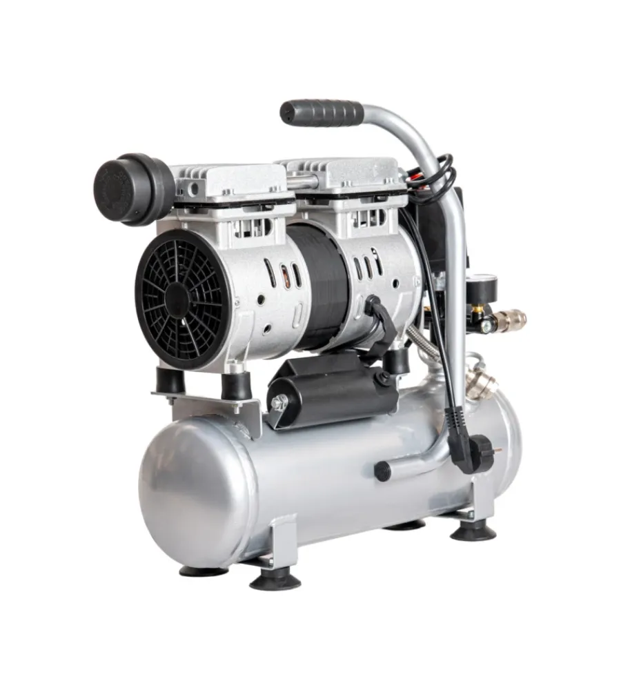 Hyundai Compressori|Compressore aria portatile silenziato 6l 1hp - cod. 65712