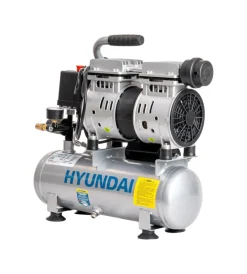 Hyundai Compressori|Compressore aria portatile silenziato 6l 1hp - cod. 65712