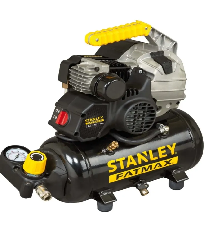 Stanley Fatmax Compressori|Compressore aria portatile lubrificato stanley "futura range hy 227/8/6e" 6l 2hp