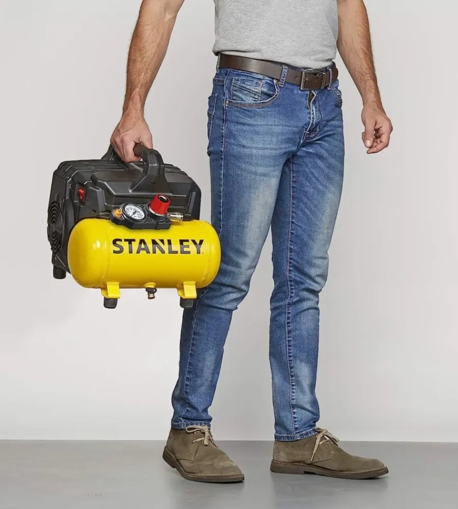 Stanley Compressori|Compressore aria silenziato 6l 1hp