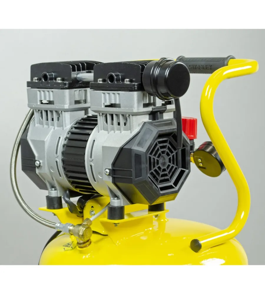 Compressori-Stanley Compressore aria silenziato 50l 1,3 hp