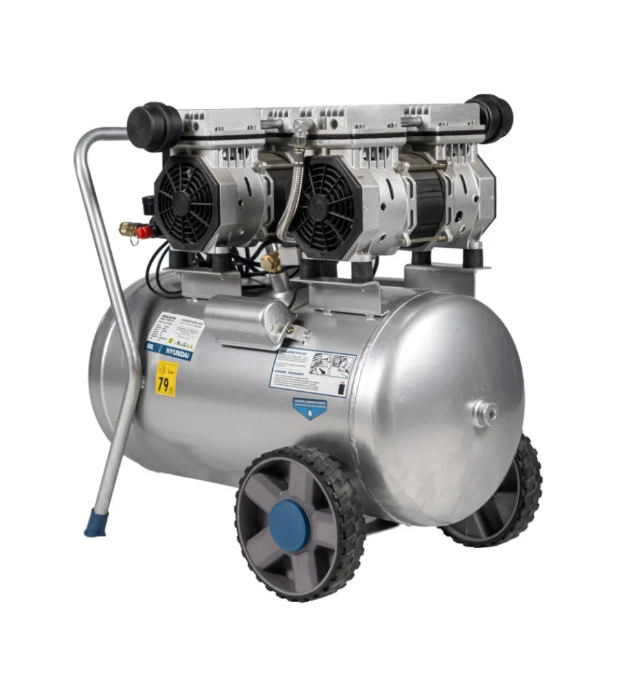 Hyundai Compressori|Compressore aria silenziato 50l 3hp