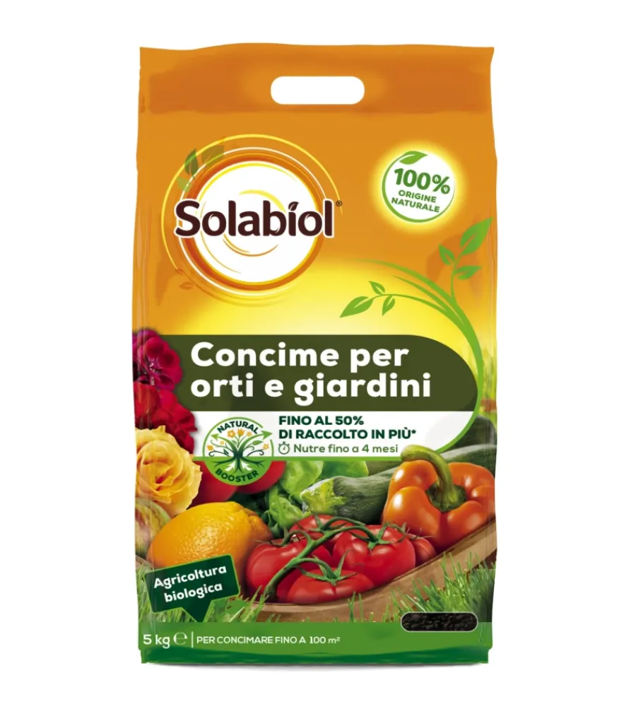 Coltivazione E Cura- Concime per orti e giardini "solabiol" 5 kg
