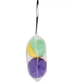 Giochi-Vitakraft Confezione da 4 palline per gatti in gomma naturale, diametro 4 cm