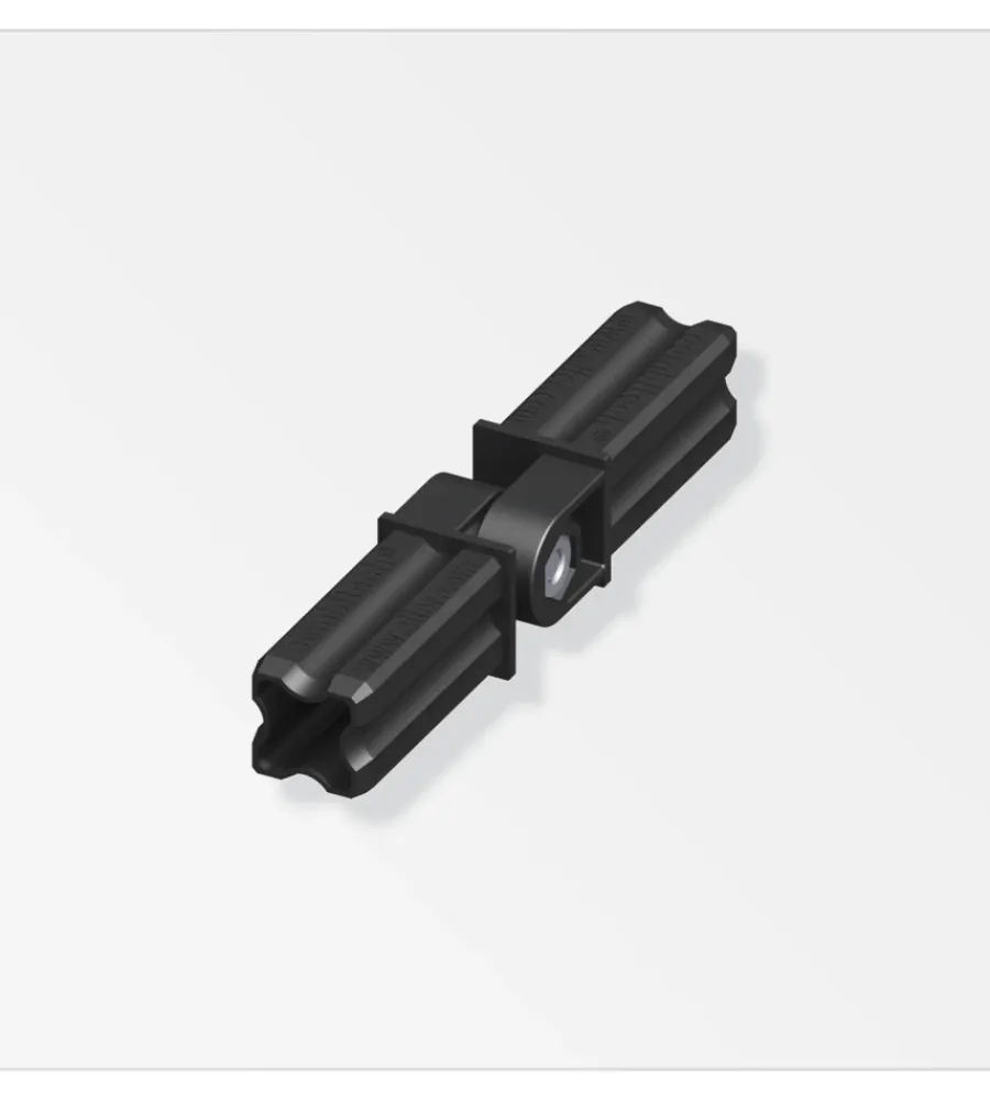 Ferramenta Per Mobili E Infissi-Alfer aluminium Congiunzione per snodo 23.5 nero
