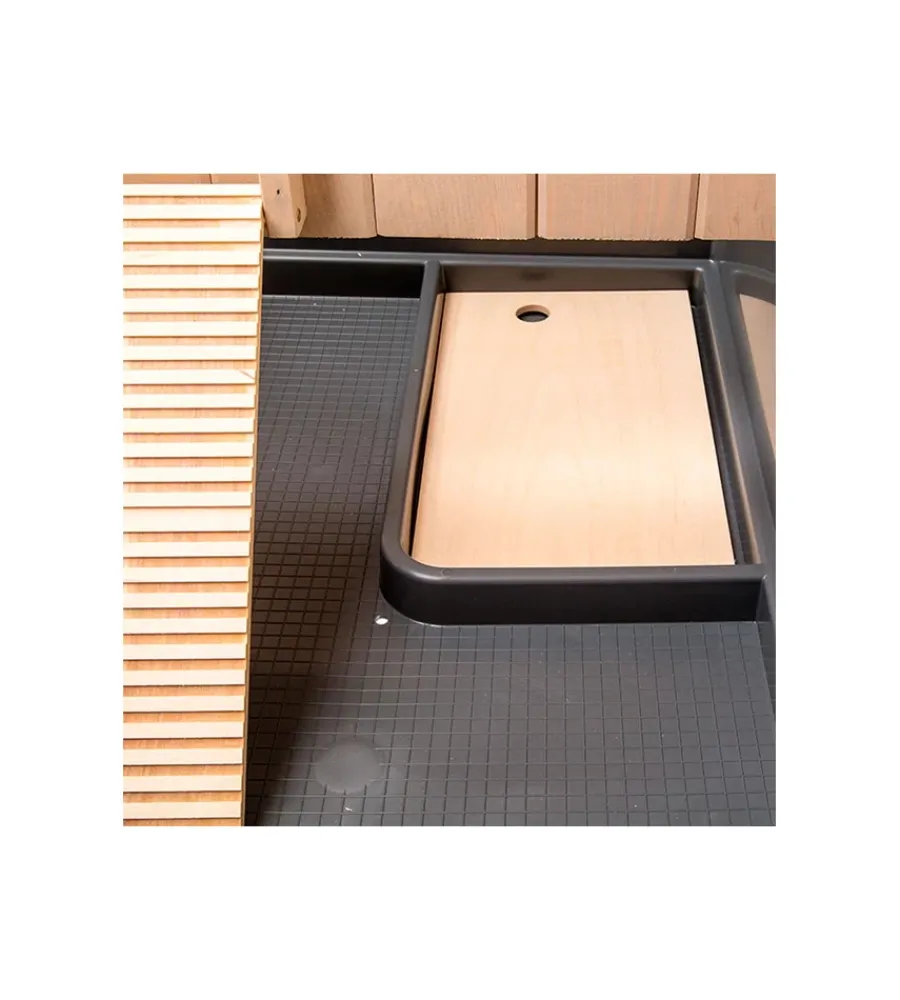 Gabbie Per Roditori-Ferplast Conigliera in legno "ranch 120" a due piani, 117x69x101 cm -