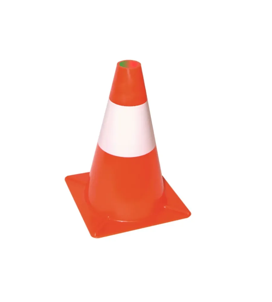 Outlet Cono segnaletico - bianco/rosso - h. 30 cm. Segnaletica