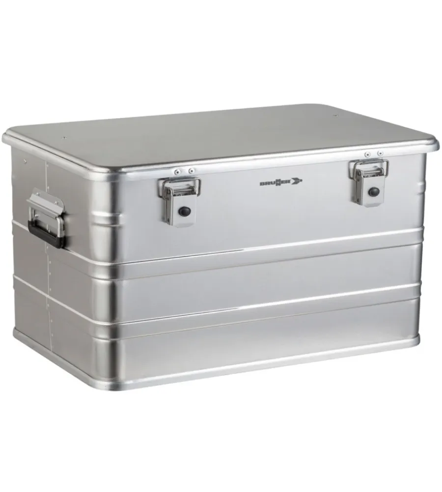 Campeggio-Brunner Contenitore attrezzatura da campeggio "outbox alu" in alluminio 78,2x38,5x36,7 cm