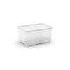 Ordine E Sistemazione-Keter Contenitore con coperchio trasparente "tbox xs"  in plastica 38,4x26,8x18,9 cm