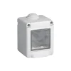 New Contenitore da parete 2 moduli bianco ip55 - cod.0r14902 Serie Civili