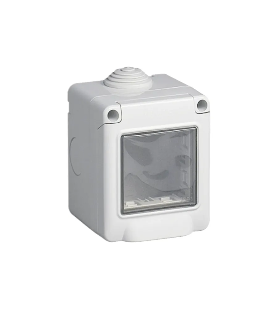 New Contenitore da parete 2 moduli bianco ip55 - cod.0r14902 Serie Civili