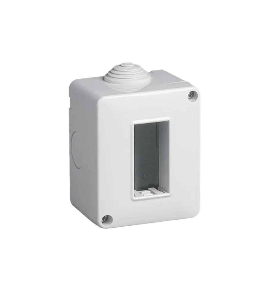 Serie Civili-Vimar Contenitore da parete 1 modulo bianco ip40 - cod.0r14801