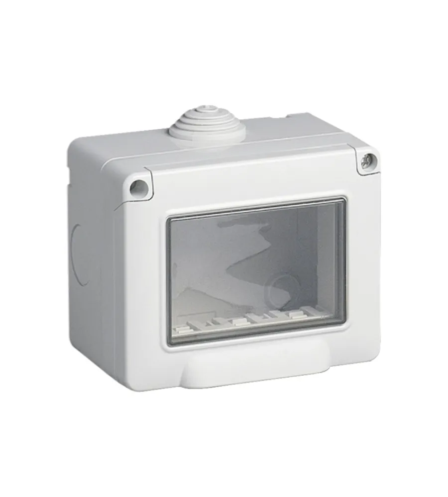 Serie Civili-Vimar Contenitore da parete 3 moduli bianco ip55 - cod.0r14903