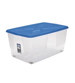 Ordine E Sistemazione-Bama Contenitore in plastica con coperchio "light medio" 45 litri
