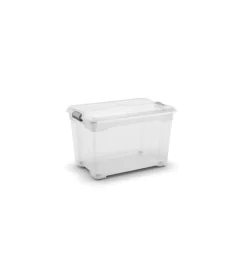 Ordine E Sistemazione-Keter Contenitore moover box xl trasparente