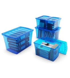 New Contenitore omnibox s azzurro Ordine E Sistemazione