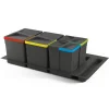 Discount Contenitori per raccolta differenziata 15l+15l+7l+7l modulo 90 cm, Raccolta Differenziata