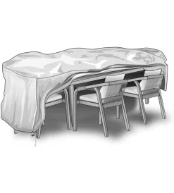 Copertura per mobili da giardino "special" in poliestere, 110x180x80 cm Attrezzatura Giardinaggio