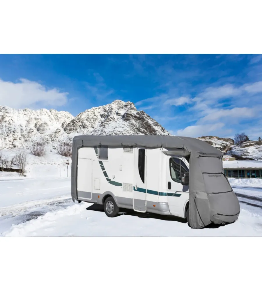 Campeggio-Brunner Copertura protettiva per camper "cover si 6 m" in tnt a 4 strati, 650-700 cm.