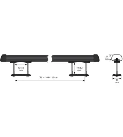 Portaggio-Nordrive Coppia barre portatutto club in acciaio - xl - 135 cm  n15005