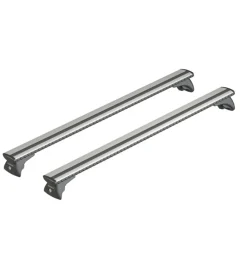 Clearance Coppia barre portatutto in alluminio silenzio in-rail - m - 120 cm n15105 Portaggio