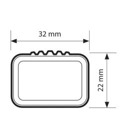 Portaggio-Nordrive Coppia barre portatutto in acciaio sezione quadra - xl - 140 cm n15022
