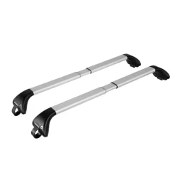 Online Coppia barre portatutto snap-fit alu telescopiche in alluminio - mis. 2 - 100÷136 cm n15013 Portaggio
